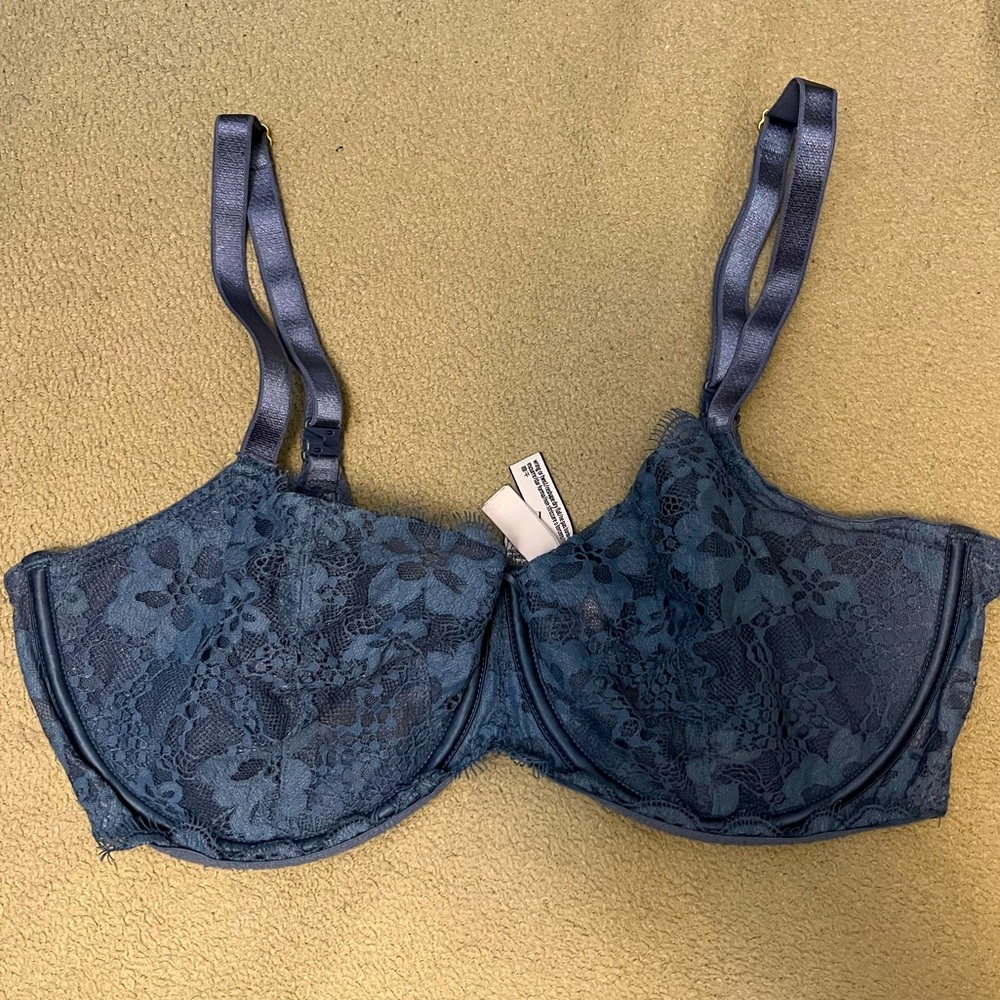 Blue Victoria secret bra.